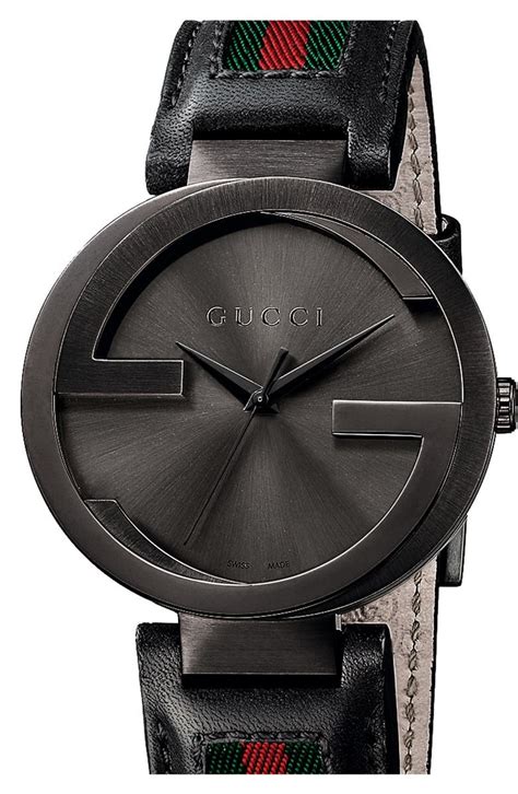 gucci interlocking mens watch|Gucci color changing watch.